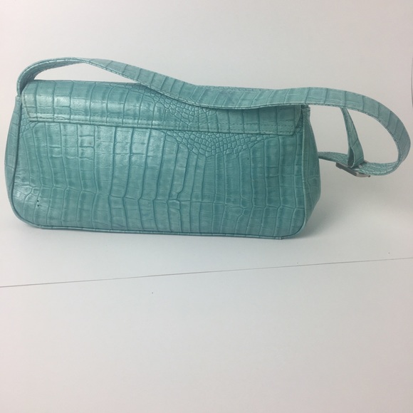 A Turquoise Dorothy Perkins Clutch - Picture 2 of 6